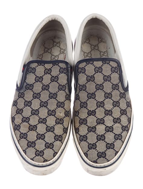 gucci men's slip on sneakers|Gucci men sneakers high top.